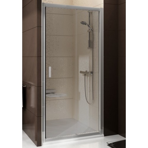 RAVAK Blix BLDP2-120 sprchové dveře posuvné dvoudílné, satin+Grafit 0PVG0U00ZH