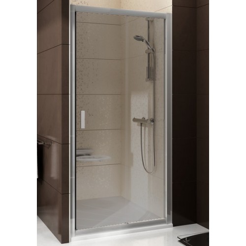 RAVAK Blix BLDP2-100 sprchové dveře posuvné dvoudílné, satin+Grafit 0PVA0U00ZH