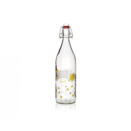 BORMIOLI Skleněná láhev GIARA zelená 1000ml 05666260