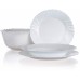 BORMIOLI Ebro Sada talířů bílá, 19 ks 05402404