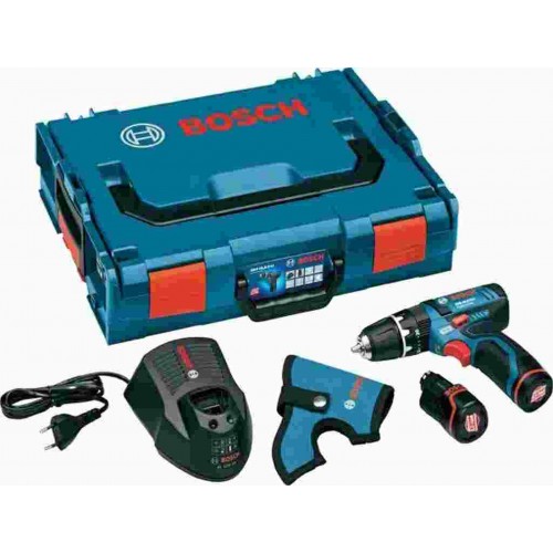 BOSCH GSB 12V-15 Professional Akumulátorový šroubovák s příklepem L-boxx , 0.601.9B6.906