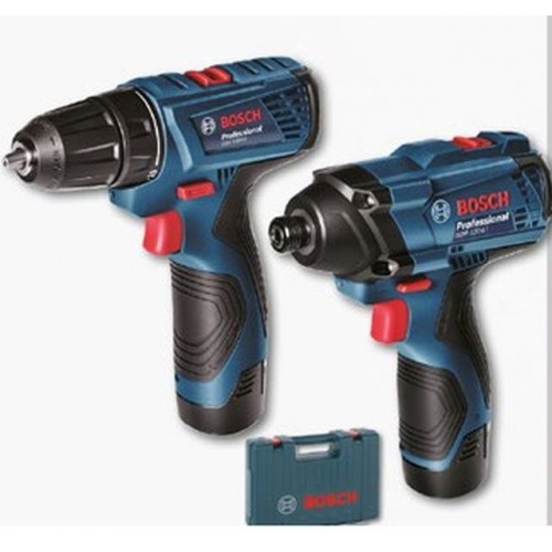 BOSCH GSR 120-LI +GDR 120-LI vrtací šroubovák + rázový utahovák 0.601.9F0.002