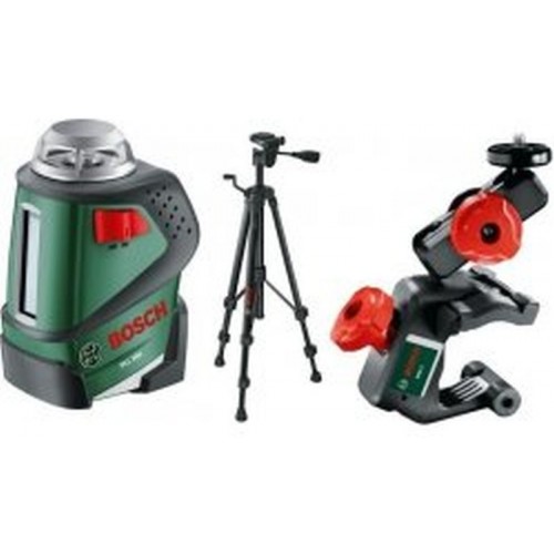 BOSCH PLL 360 křížový laser + TT150 stativ + MM2 univerzální držák 0603663006