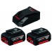 BOSCH Startovací sada 2× GBA 18V 4.0Ah + AL 1860 CV 1600A002F8