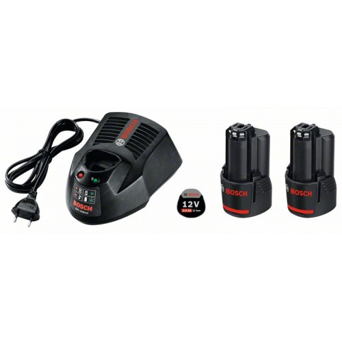 BOSCH Starter Set 2 x GBA 12V 3.0Ah + GAL 1230 CV Professional Akumulátor 1.600.A00.X7E