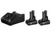 BOSCH Startovací sada 2x GBA 12V 6.0Ah + GAL 12V-40 1600A01B20 BOSCH Startovací sada 2x GBA 12V 6.0Ah + GAL 12V-40 1600A01B20