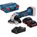 BOSCH GWS 18-125 V-LI Akumulátorová úhlová bruska, 2x 4,0Ah 060193A30Y