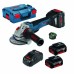 BOSCH GWS 18V-10 PSC Akumulátorová úhlová bruska, 2x 5,0Ah 06019G3F0D