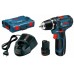 BOSCH GSR 12V-15 Professional aku šroubovák L-Boxx, 2x2Ah 0.601.868.109