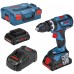 BOSCH GSB 18V-60 C Akumulátorový kombinovaný šroubovák, 2x 4,0Ah 06019G2107