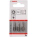 BOSCH Extra-Hart Šroubovací bit zvlášť tvrdý PH 1, 25 mm, 3ks 2607001508