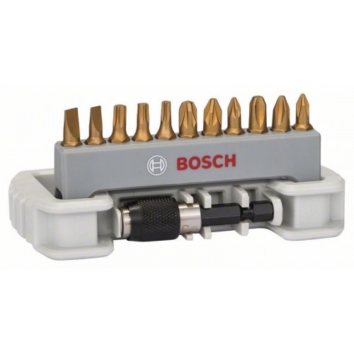 BOSCH 11dílná sada šroubovacích bitů včetně držáku bitů 2608522127 BOSCH 11dílná sada šroubovacích bitů včetně držáku bitů 2608522127