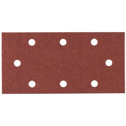 BOSCH 10dílná sada brusných papírů pro vibrační brusky, 93 x 185mm 2609256A89