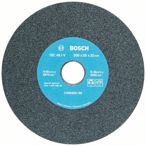 BOSCH Brusný kotouč pro dvoukotoučovou brusku, 200mm, 32mm, 46 2608600106