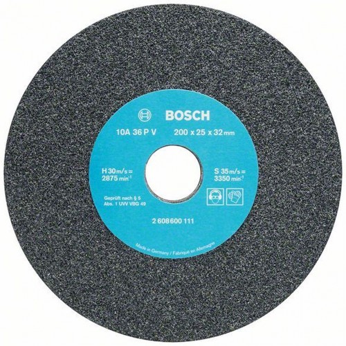 BOSCH Brusný kotouč pro dvoukotoučovou brusku, 200mm, 32mm, 36 2608600111 BOSCH Brusný kotouč pro dvoukotoučovou brusku, 200mm, 32mm, 36 2608600111