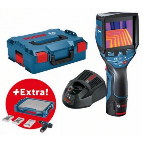 BOSCH GTC 400 C Termodetektor + GSR 12V-15 Aku šroubovák + 39ks příslušenství + kufr 06159940L2