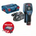 BOSCH D-tect 120 Univerzální detektor + GSR 12V-15 Aku šroubovák + 39ks příslušenství + kufr 0.615.994.0L7