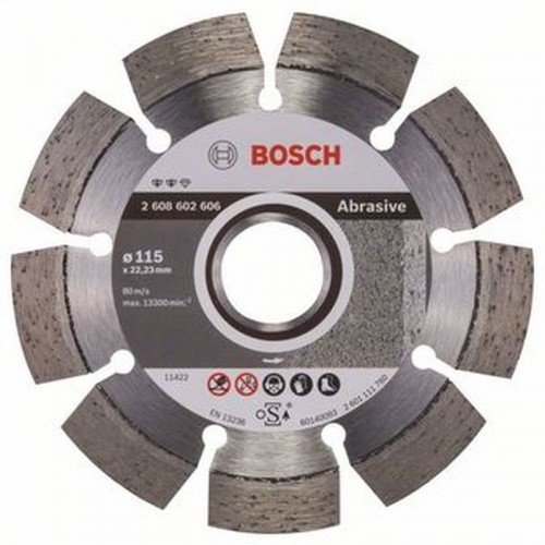 BOSCH Expert for Abrasive Diamantový dělicí kotouč, 115 x 22,23 x 2,2 x 12 mm 2608602606 BOSCH Expert for Abrasive Diamantový dělicí kotouč, 115 x 22,23 x 2,2 x 12 mm 2608602606