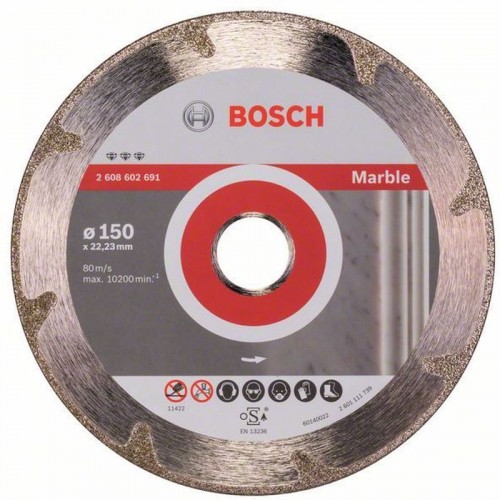 BOSCH Best for Marble Diamantový dělicí kotouč, 150 x 22,23 x 2,2 x 3 mm 2608602691