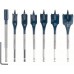 BOSCH Self Cut Speed 7dílná sada plochých frézovacích vrtáků 2608587009