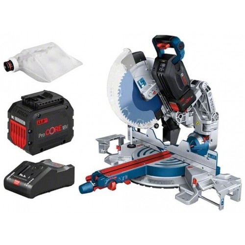 BOSCH GCM 18V-305 GDC Akumulátorová pokosová pila BITURBO, 2× aku ProCORE18V 12.0Ah 0601B43001