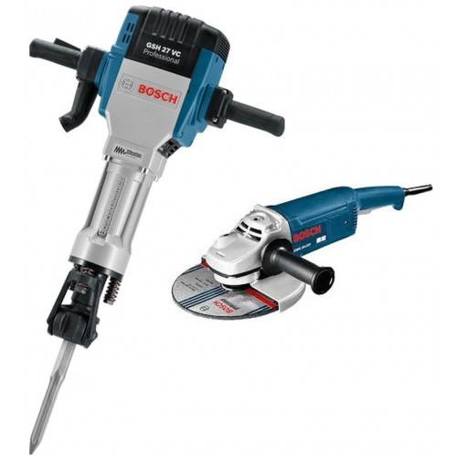 BOSCH GSH 27 VC bourací kladivo + GWS 20-230 H bruska úhlová 0.615.990.J87
