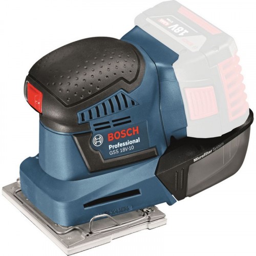 BOSCH GSS 18V-10 PROFESSIONAL Jednoruční akumulátorová vibrační bruska 06019D0200
