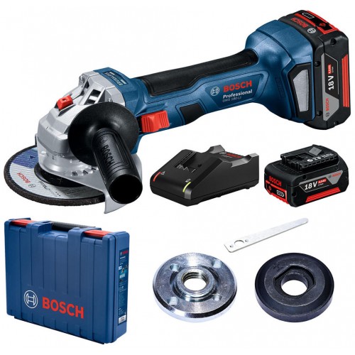 BOSCH GWS 180-LI PROFESSIONAL Akumulátorová úhlová bruska, 18V 4.0Ah, 125mm 06019H9021