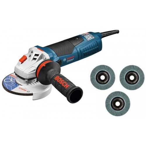 BOSCH GWS 19-125 CIE Silná úhlová bruska + 3× brusný kotouč 060179P001