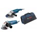 BOSCH GWS 24-230 JH Úhlová bruska + GWS 9-125 S Úhlová bruska + taška 0615990K47