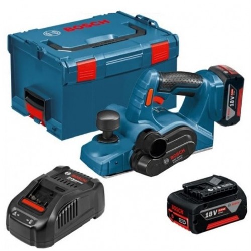 BOSCH GHO 18 V-LI akumulátorvý hoblík, L-BOXX, 2x 5,0 Ah akumulátor 0.601.5A0.304