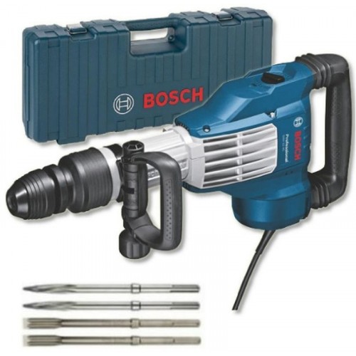 BOSCH GSH 11 VC Professional Sekací kladivo s SDS-max + 2× špičák + 2× plochý sekáč 0615990J8Z