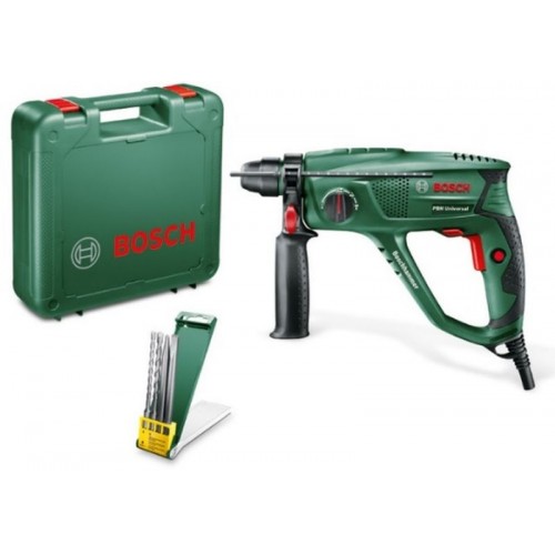 BOSCH PBH Universal Vrtací kladivo +2 vrtáky, 2 sekáče 06033A9307 BOSCH PBH Universal Vrtací kladivo +2 vrtáky, 2 sekáče 06033A9307