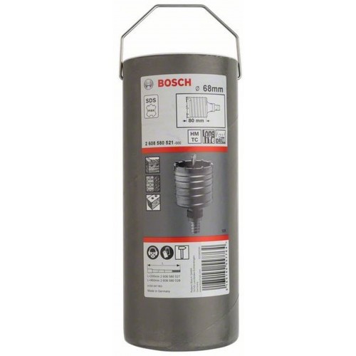 BOSCH SDS-max-9 Dutá vrtací korunka, 68 x 80 x 108 mm 2608580521