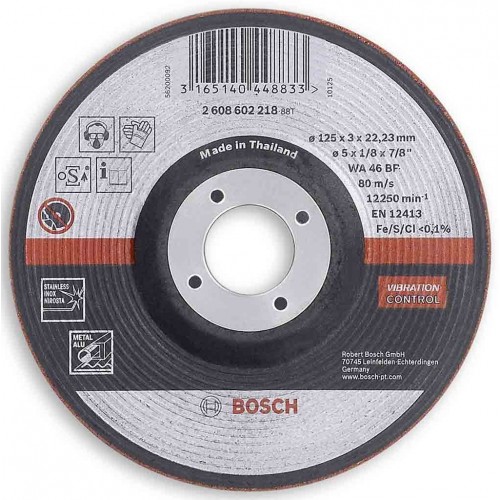 BOSCH brusný polopružný hrubovací kotouč 125 mm 2608602218