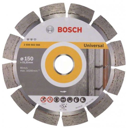 BOSCH Expert for Universal Diamantový dělicí kotouč, 150 x 22,23 x 2,4 x 12 mm 2608602566 BOSCH Expert for Universal Diamantový dělicí kotouč, 150 x 22,23 x 2,4 x 12 mm 2608602566