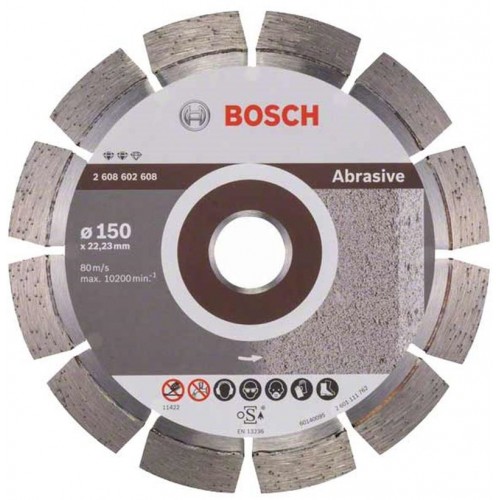 BOSCH Expert for Abrasive Diamantový dělicí kotouč, 150 x 22,23 x 2,4 x 12 mm 2608602608 BOSCH Expert for Abrasive Diamantový dělicí kotouč, 150 x 22,23 x 2,4 x 12 mm 2608602608
