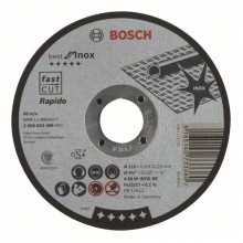 BOSCH Best for Inox – Rapido Dělicí kotouč rovný, 112x22,23x0,6mm