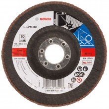 BOSCH Best for Metal Lamelový brusný kotouč X571, 125x22,23mm, 60, 2608606923