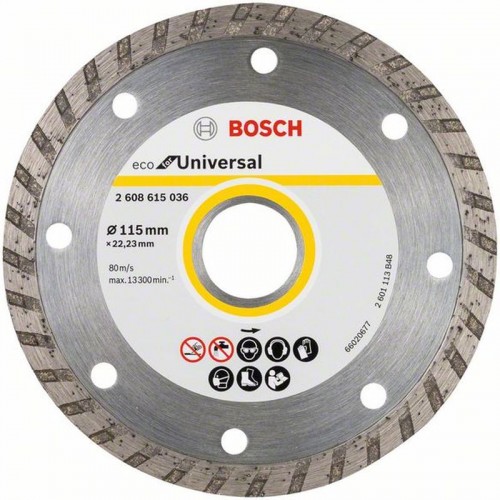 BOSCH Diamantový dělicí kotouč ECO For Universal TURBO, 125 mm 2608615046