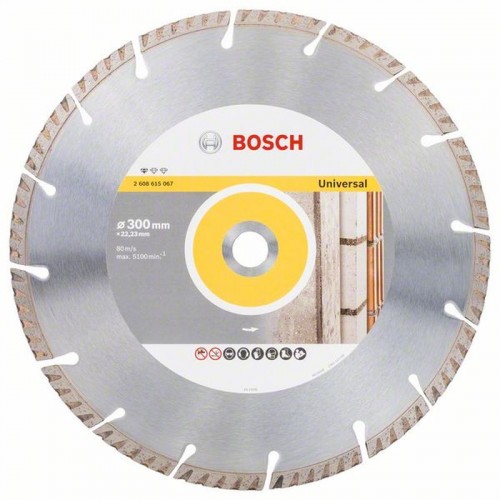 BOSCH Diamantový dělicí kotouč Standard for Universal 300 × 25,4 mm 2608615069