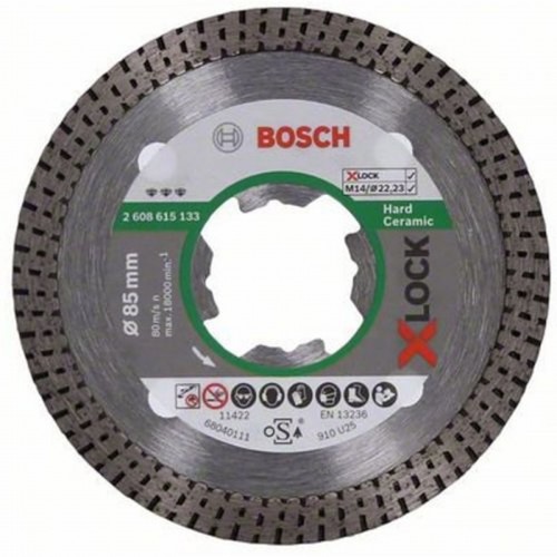 BOSCH X-LOCK Best for Hard Ceramic Diamantový řezný kotouč, 85×22,23×1,4×7 2608615133