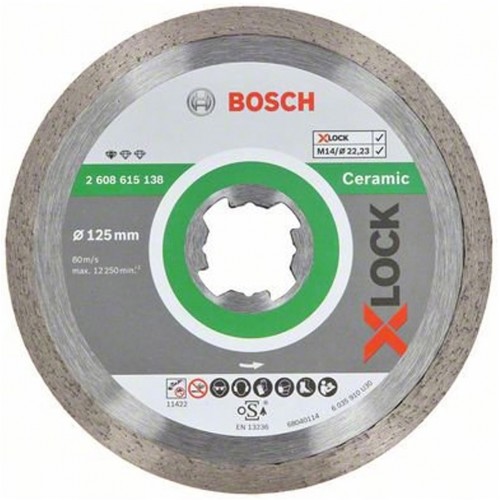 BOSCH X-LOCK Standard for Ceramic Diamantový řezný kotouč, 125×22,23×1,6×7 2608615138