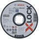 BOSCH X-LOCK Expert for Inox+Metal Plochý řezný kotouč, 115×1×22,23 2608619263