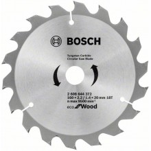 BOSCH Pilový kotouč Eco for Wood, 160x1,4 mm 2608644372