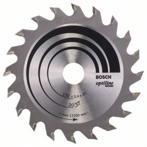 BOSCH Pilový kotouč Optiline Wood, 130x2,4/1,4 mm 2608640582
