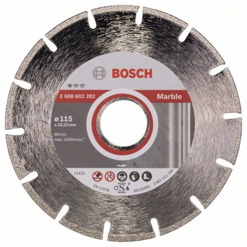 BOSCH Standard for Marble Diamantový dělicí kotouč, 115 x 22,23 x 2,2 x 3 mm 2608602282