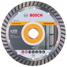 BOSCH Diamantový dělicí kotouč Standard for Universal Turbo, 150mm 2608602395