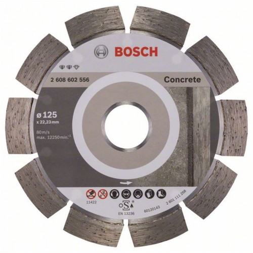 BOSCH Expert for Concrete Diamantový dělicí kotouč, 125 x 22,23 x 2,2 x 12 mm 2608602556 BOSCH Expert for Concrete Diamantový dělicí kotouč, 125 x 22,23 x 2,2 x 12 mm 2608602556