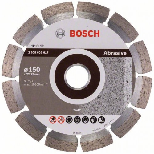BOSCH Standard for Abrasive Diamantový dělicí kotouč, 150 x 22,23 x 2 x 10 mm 2608602617 BOSCH Standard for Abrasive Diamantový dělicí kotouč, 150 x 22,23 x 2 x 10 mm 2608602617
